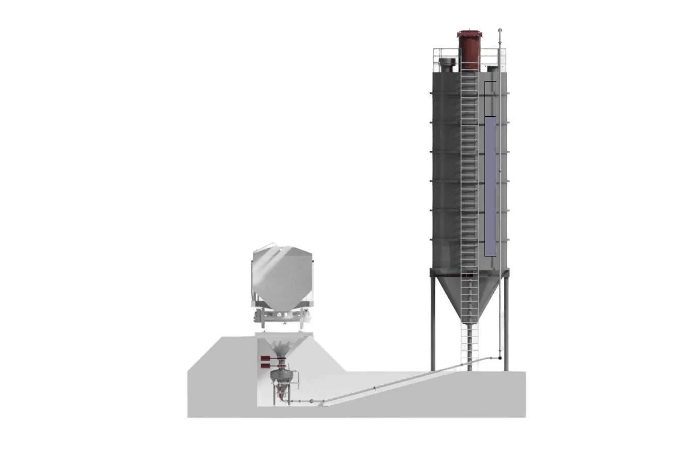 Пневматичне розвантаження вагона